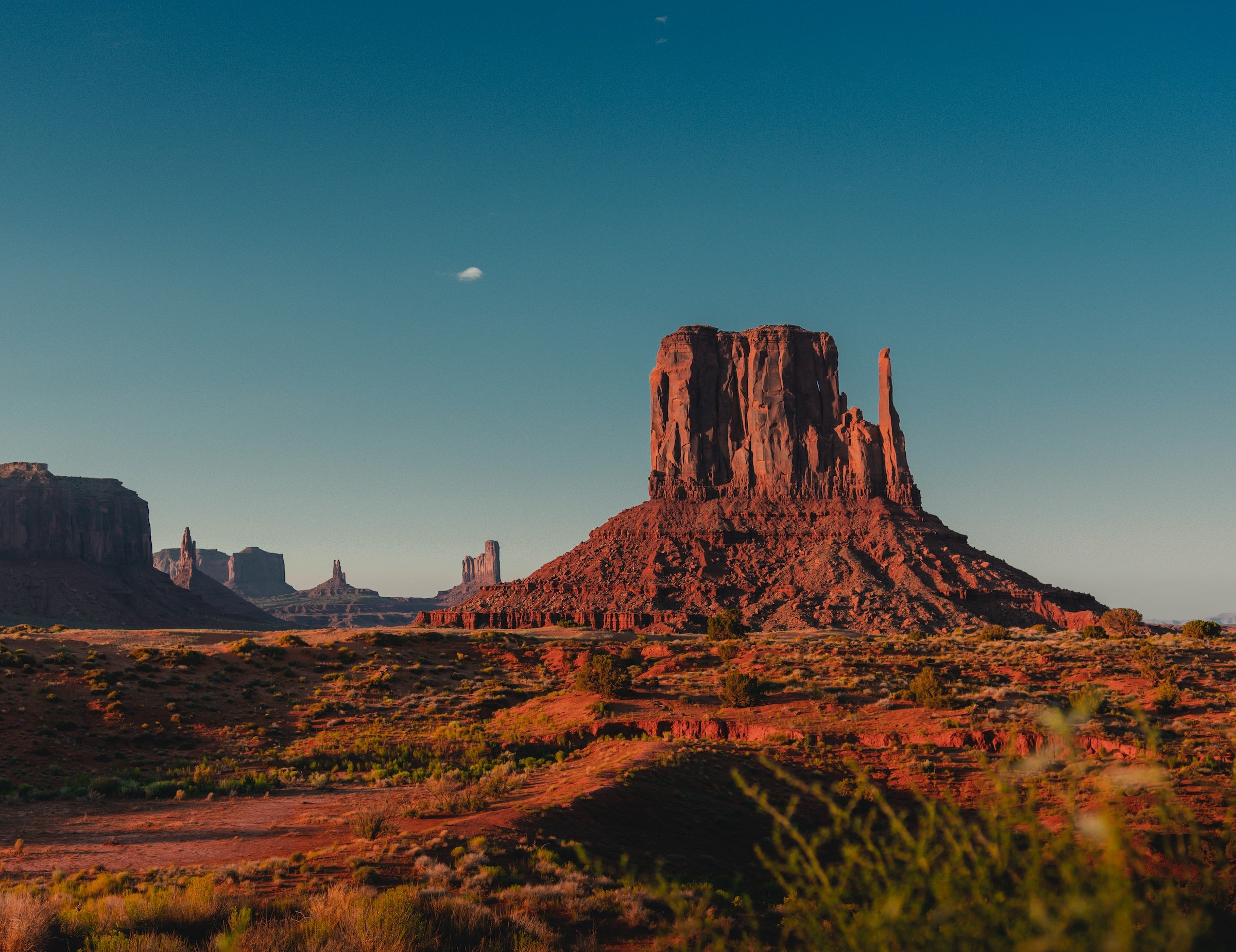 rock formation in desert