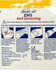 QuikClot 4x4 Instructions