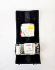 black first aid kit open