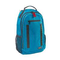 Blue advanced first aid kit backpack right side