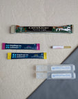 First aid kit refill pack light stick rehydration powder skin adhesive and saline