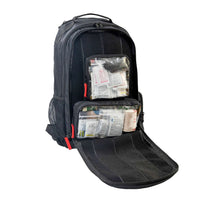 Base first aid kit backpack open